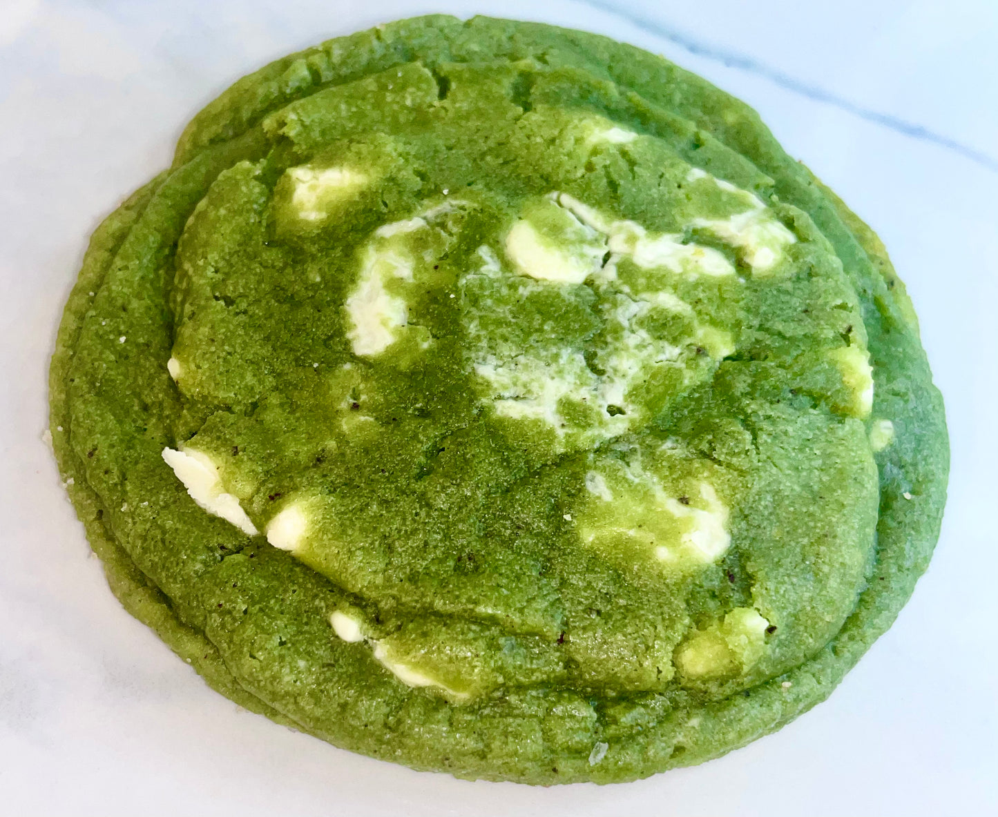 Brown Butter Matcha White Chocolate Chip Cookies